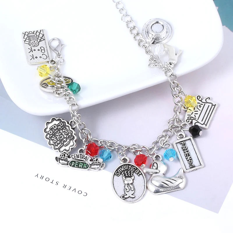 Friends TV Show Charm Bracelet – Central Perk Jewelry Gift