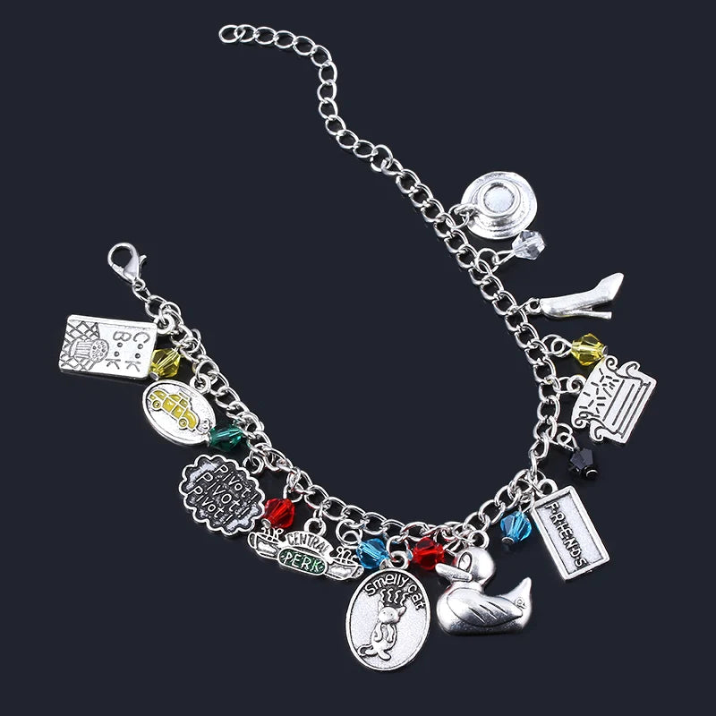 Friends TV Show Charm Bracelet – Central Perk Jewelry Gift