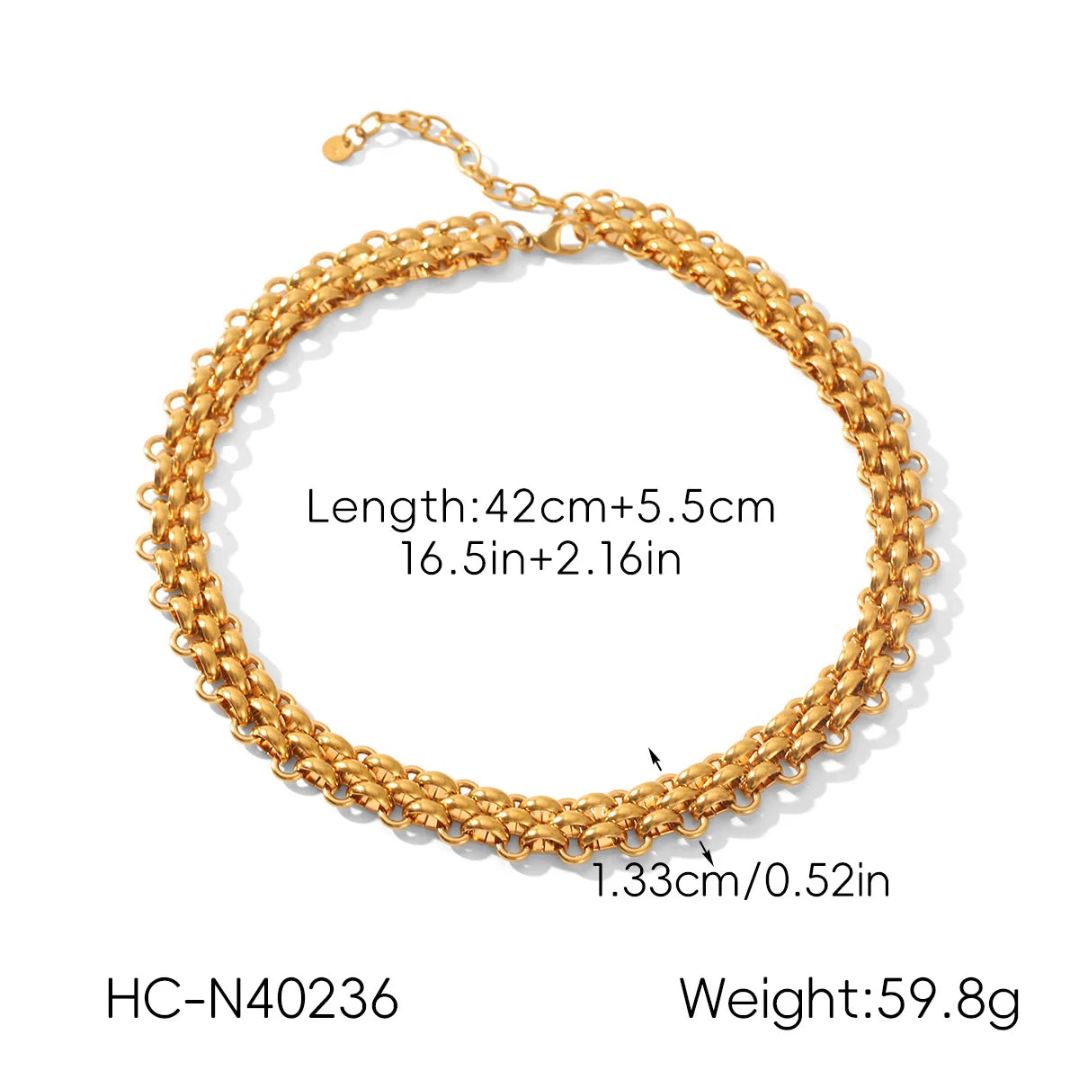 The Woven Link Necklace