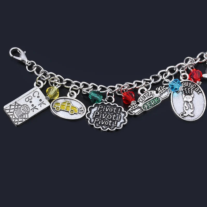 Friends TV Show Charm Bracelet – Central Perk Jewelry Gift
