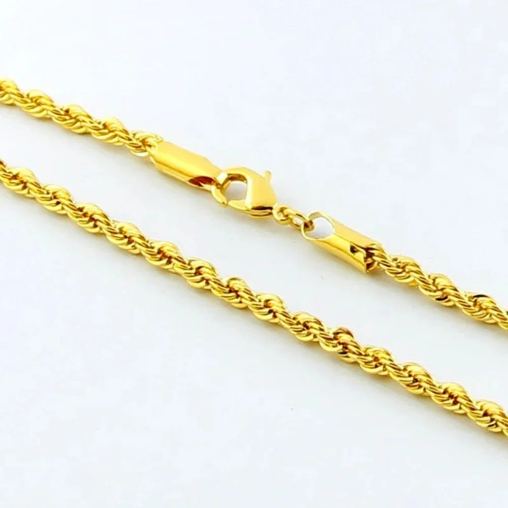 The Y2K Twisted Rope Chain