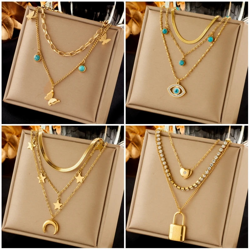 The Celestial Layered Necklace