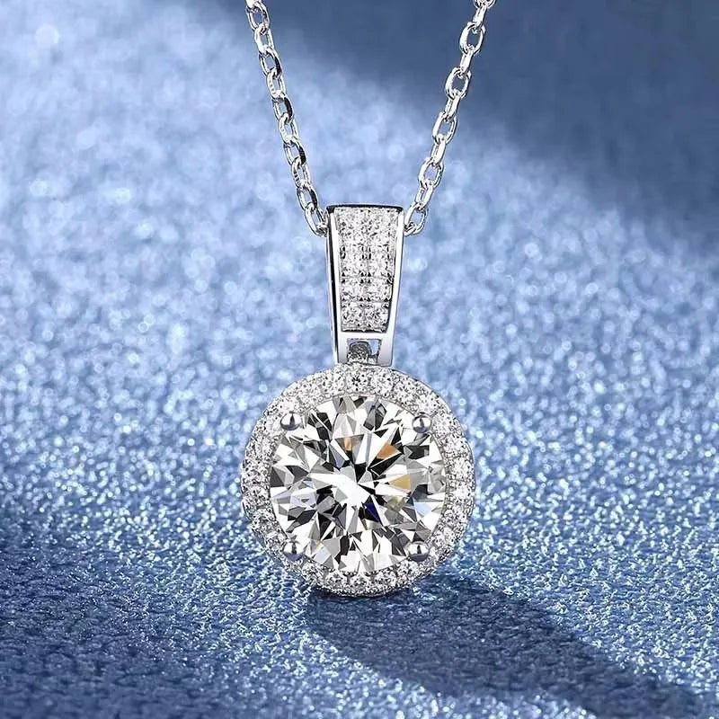 The 2CT Signature Moissanite Pendant