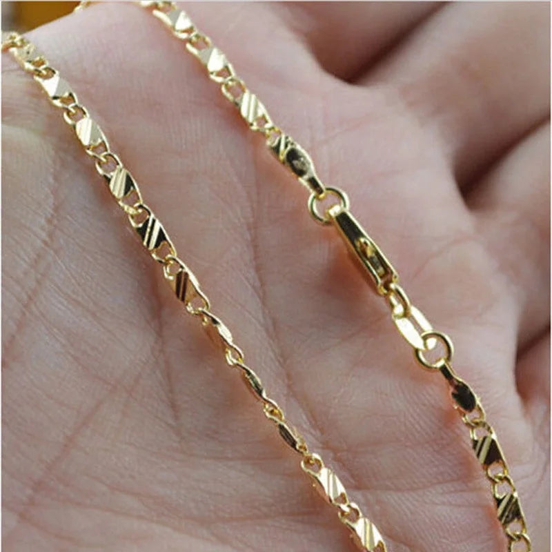 The Radiant Gold Link Necklace