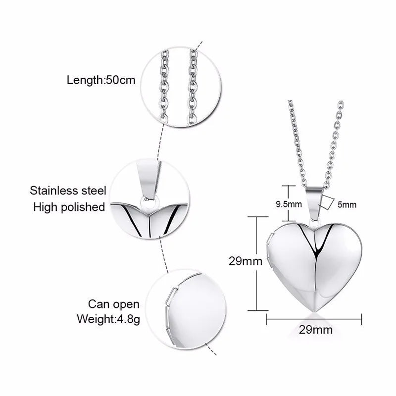 The Polished Heart Locket