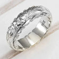 The Carved Rose Botanical Ring