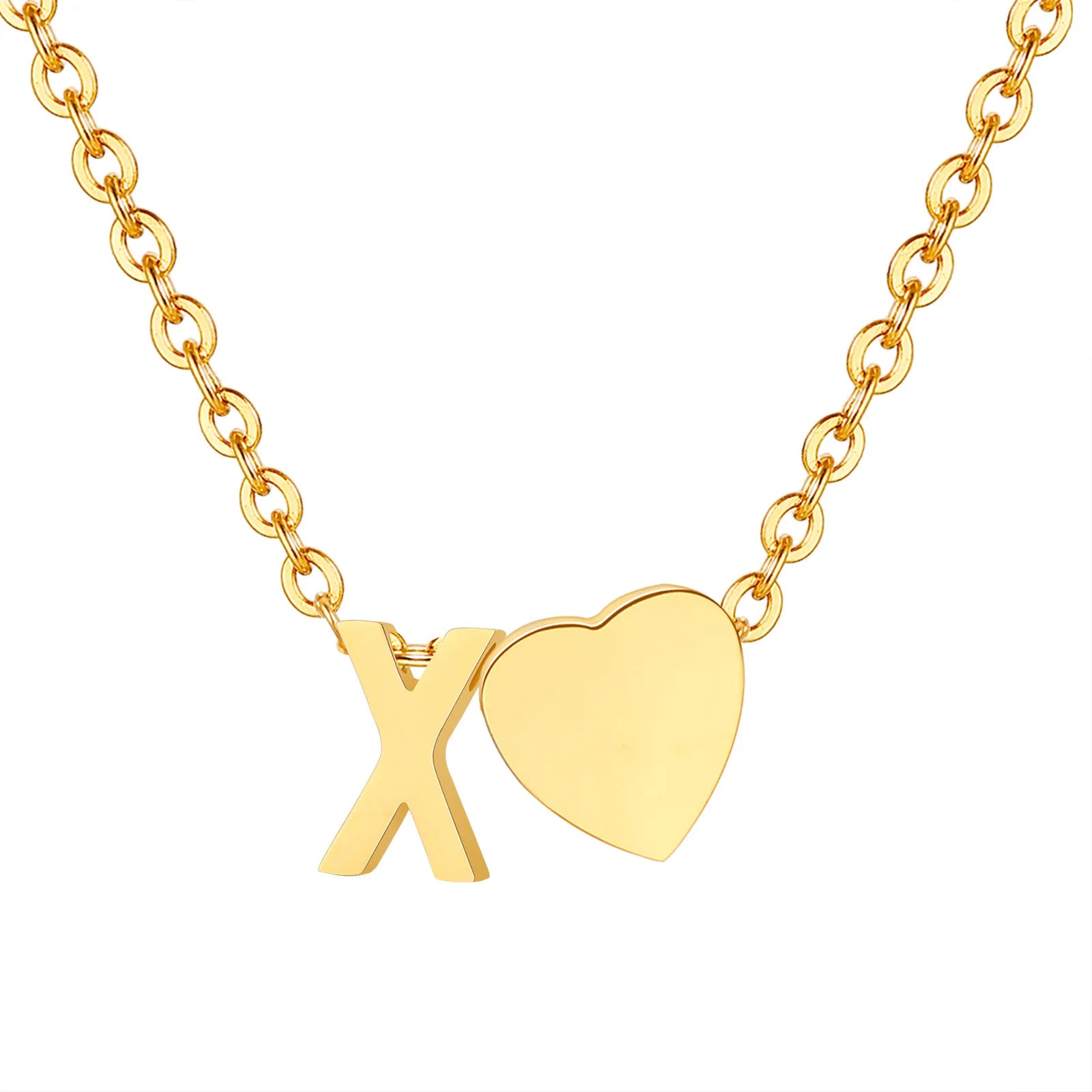 Heart Initial Necklace – Unique Gift for Women & Girls