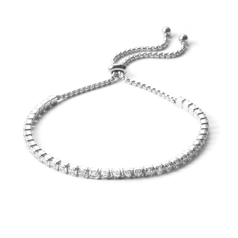 The Serene Inlaid Crystal Adjustable Bracelet