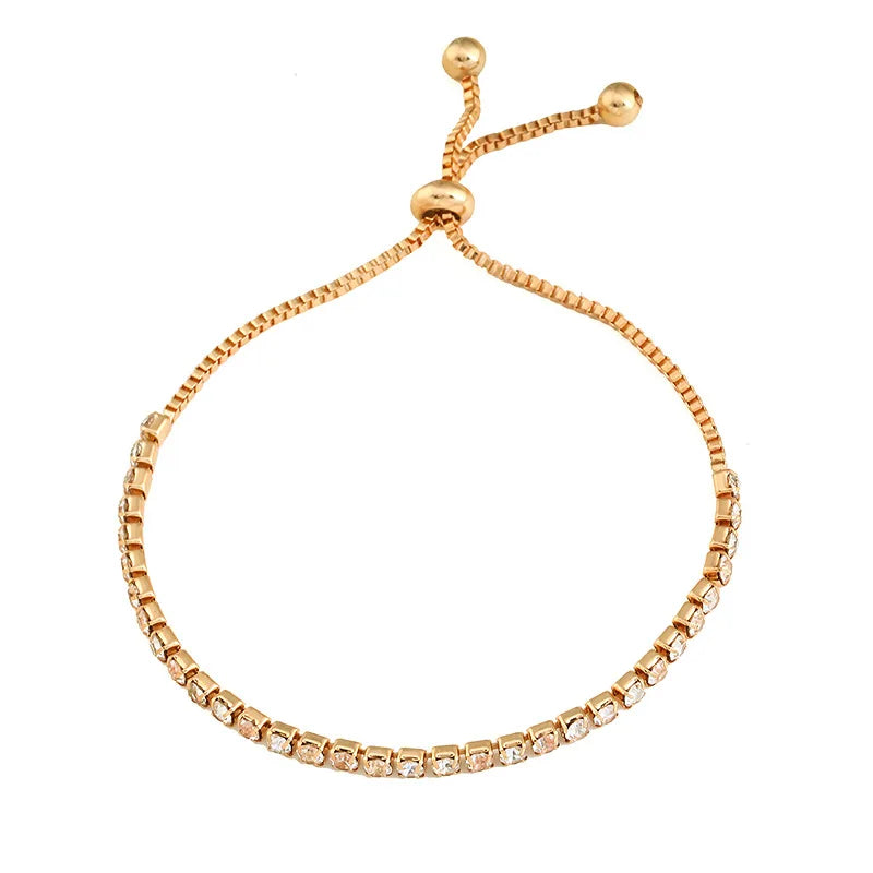 The Serene Inlaid Crystal Adjustable Bracelet