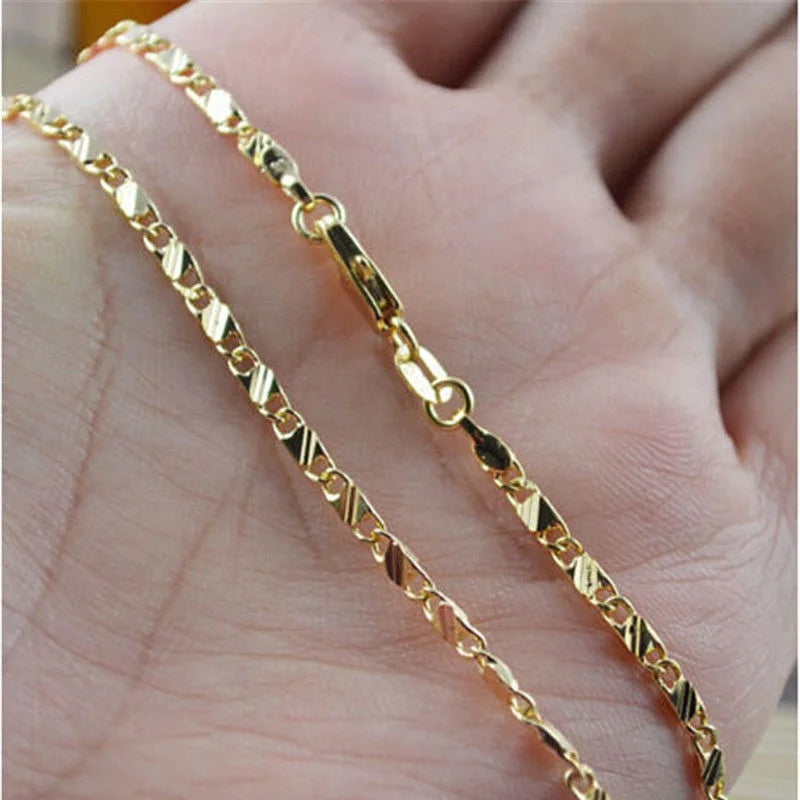 The Radiant Gold Link Necklace
