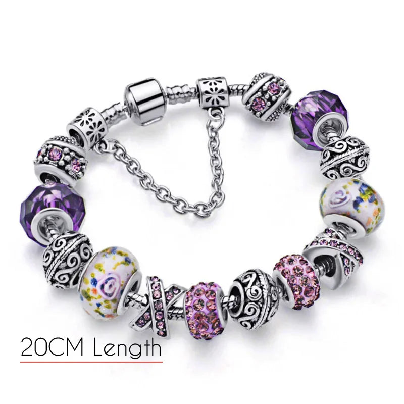 Crystal Glass Beads Bracelet – Hot Jewelry Trend