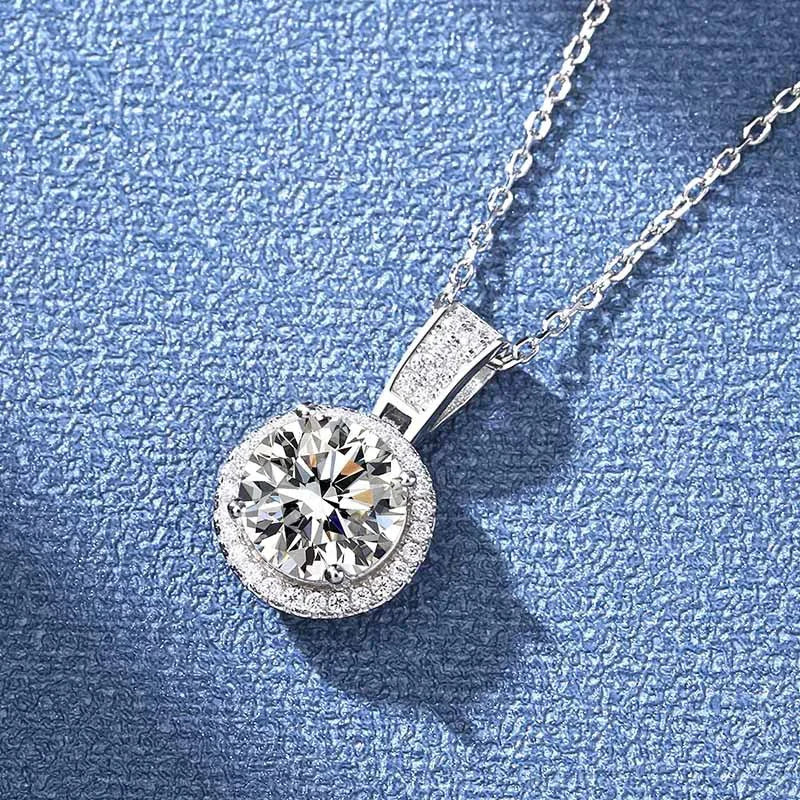 The 2CT Signature Moissanite Pendant