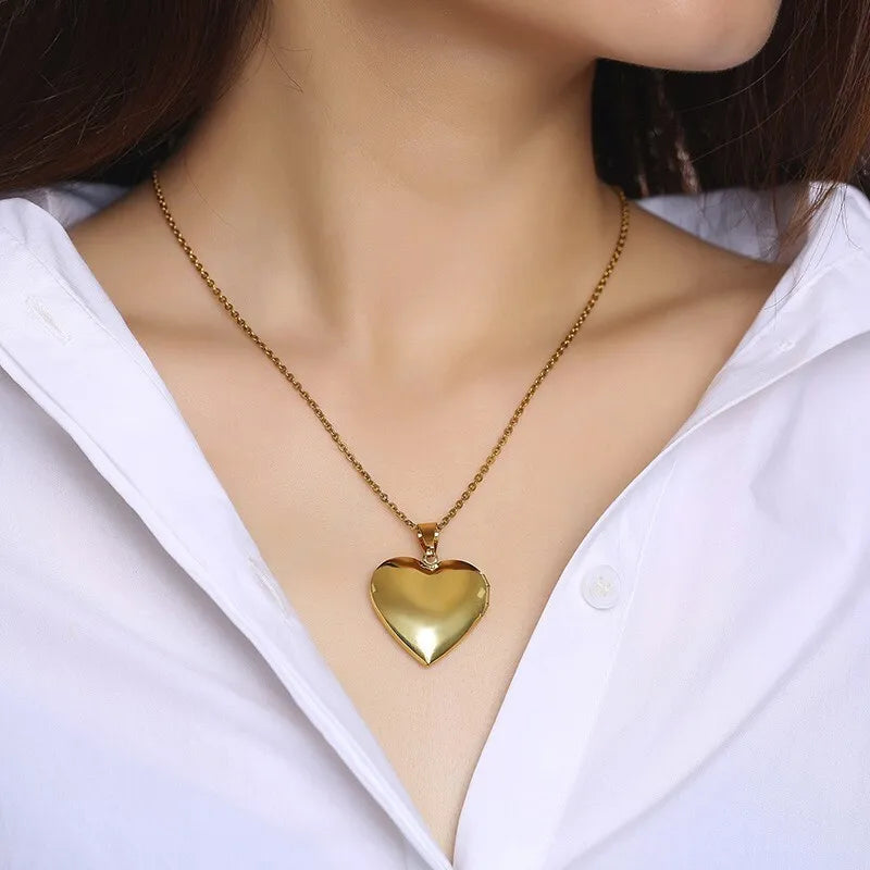The Polished Heart Locket