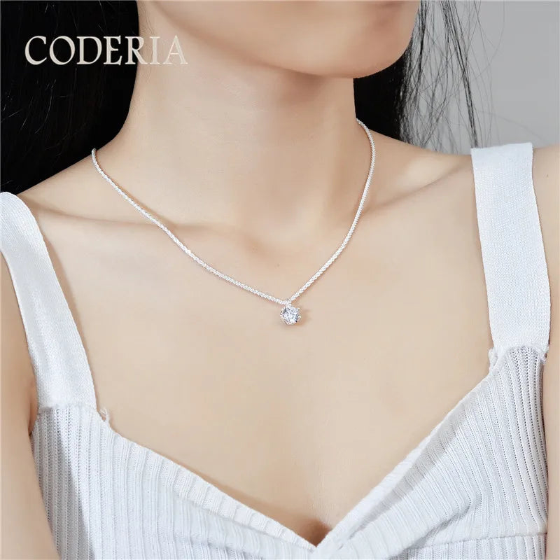 The Signature Moissanite Solitaire Pendant