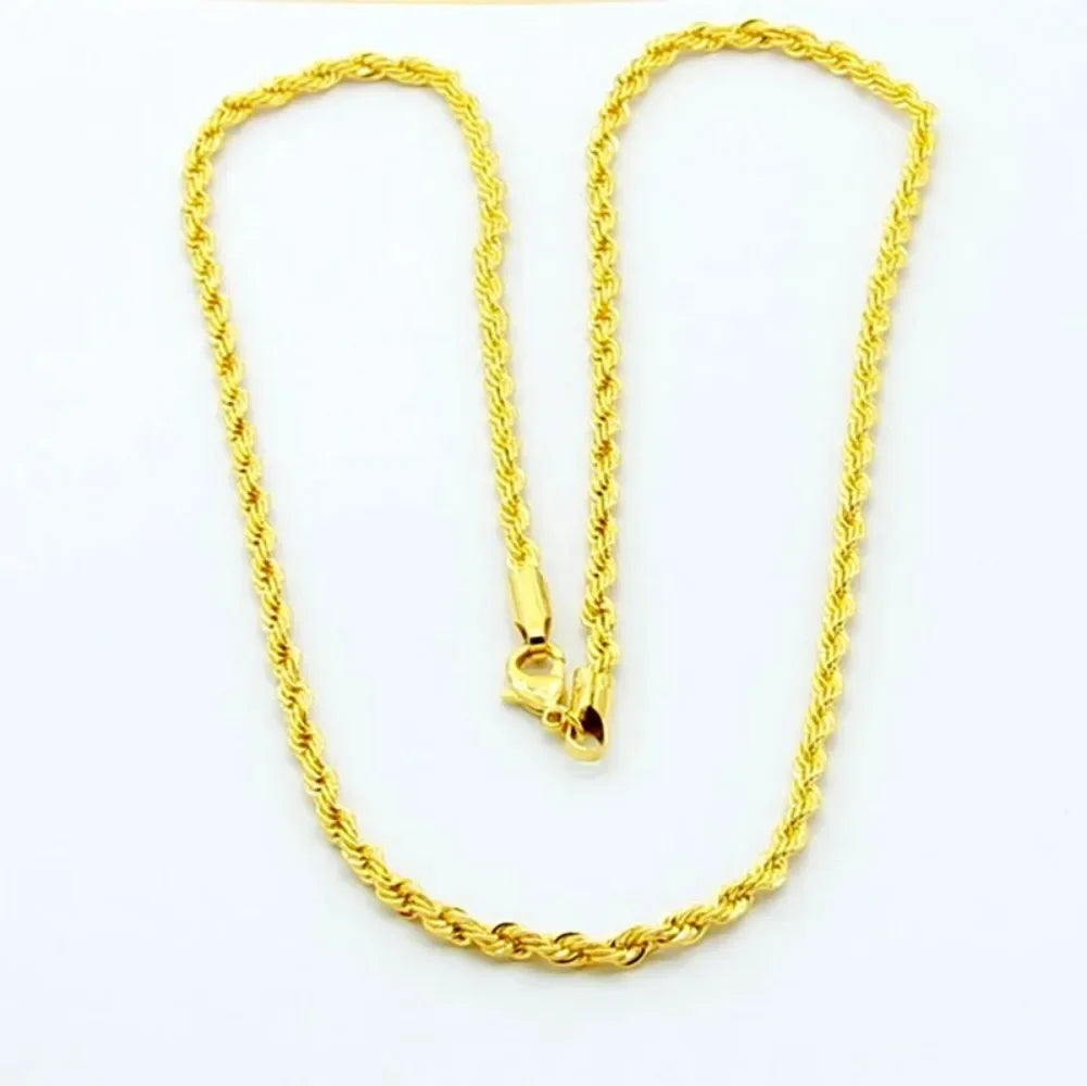 The Y2K Twisted Rope Chain