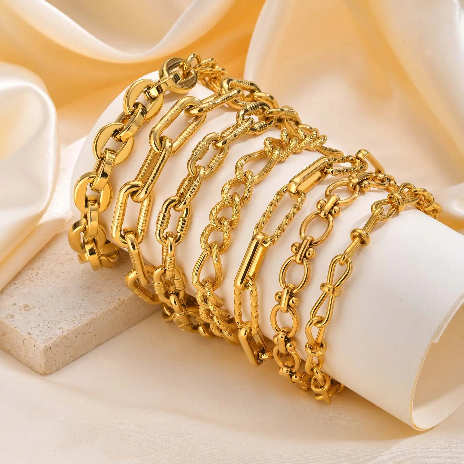 The Geometric Charm Bracelet