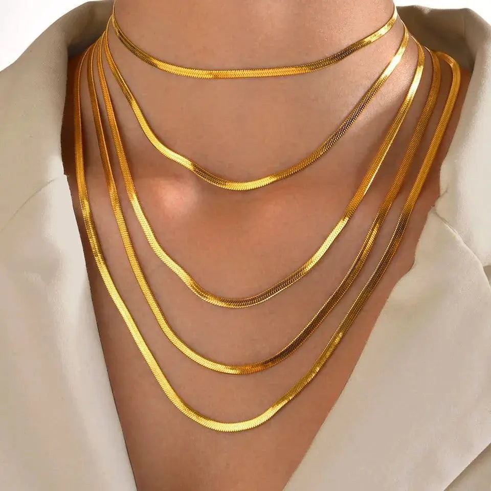 The Dainty Herringbone Choker