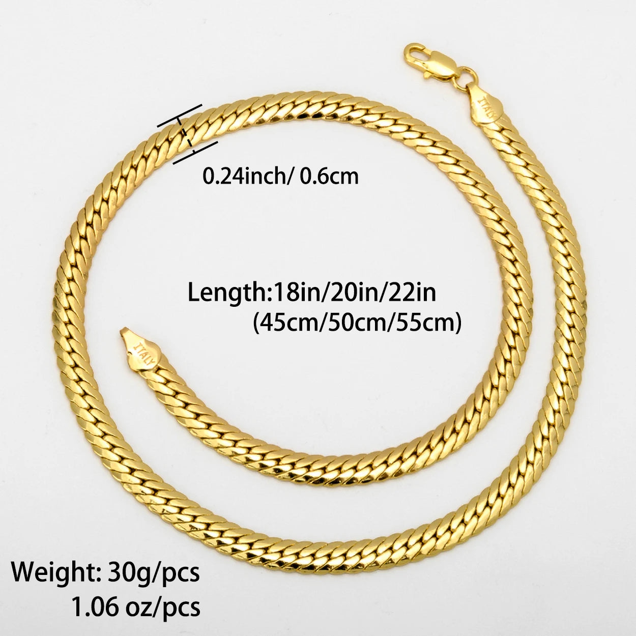 The Luminous Italian Snake Chain