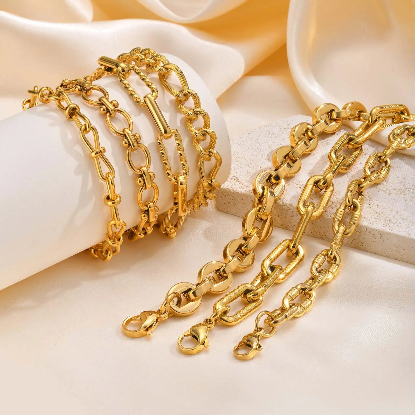 The Geometric Charm Bracelet