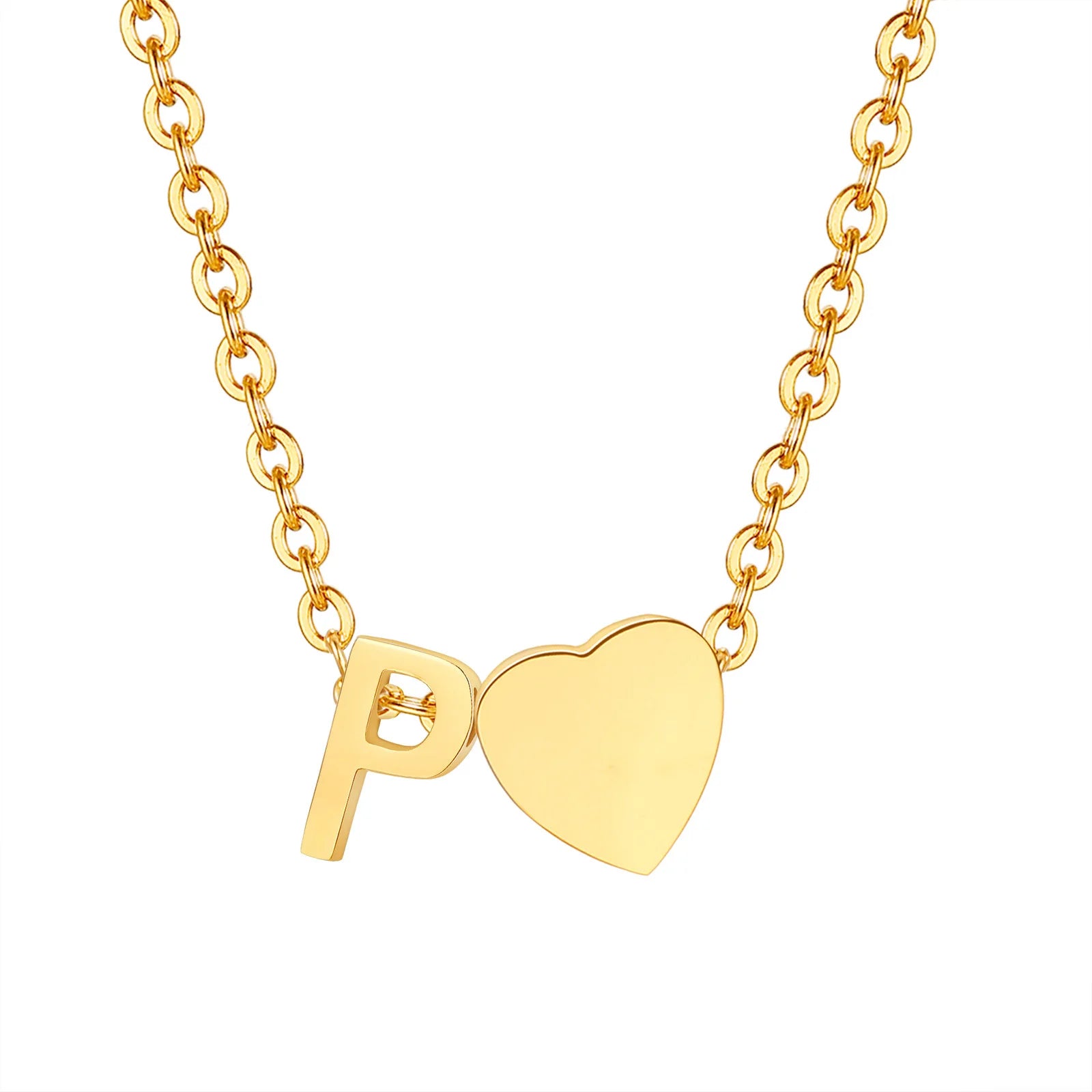 Heart Initial Necklace – Unique Gift for Women & Girls