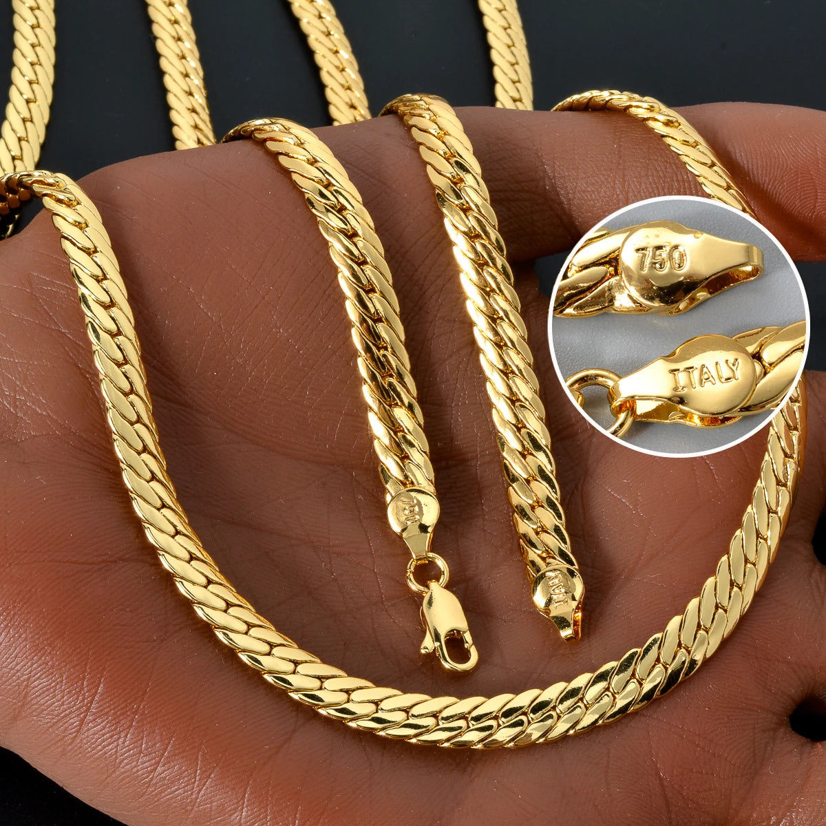 The Luminous Italian Snake Chain