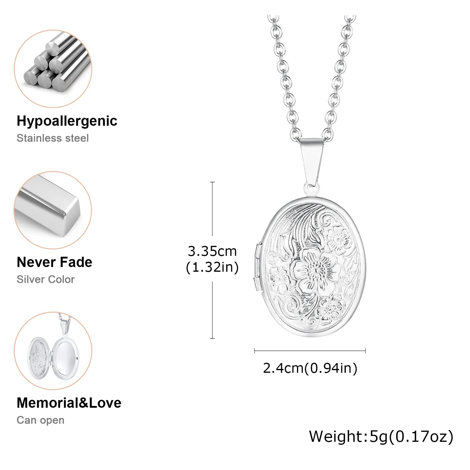 The Polished Heart Locket