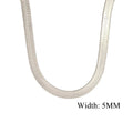 The Polished Herringbone Necklace