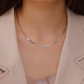 The Elegant Herringbone Choker