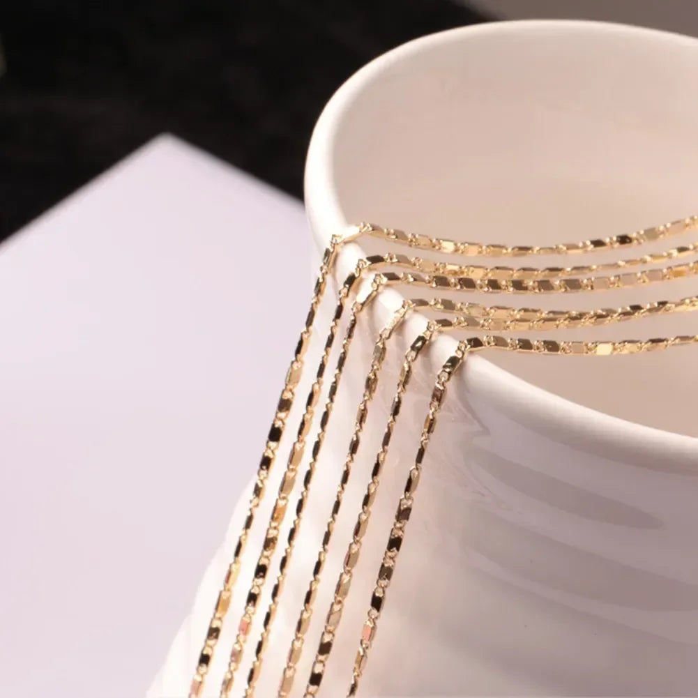 The Sleek Flat Link Necklace