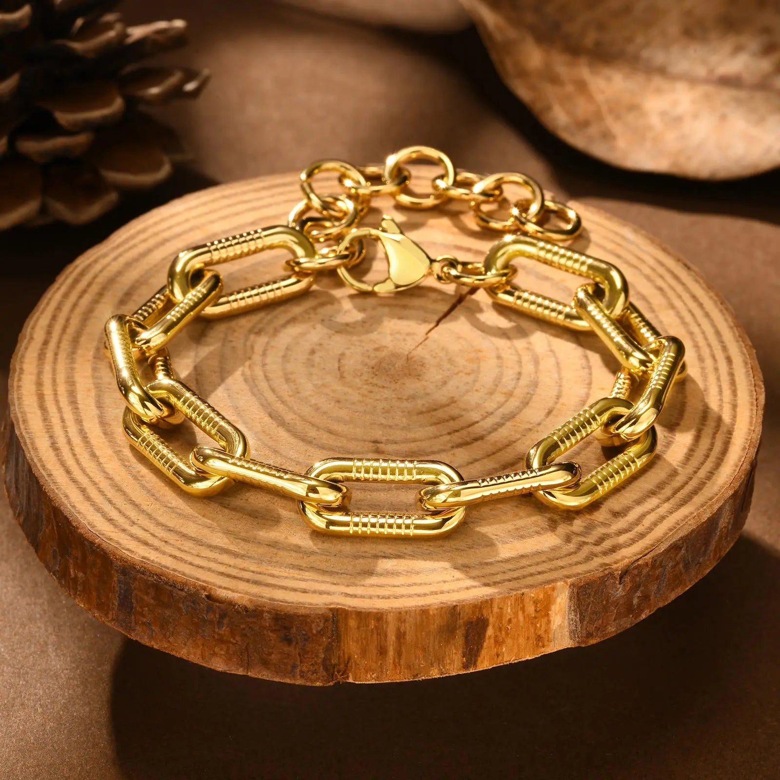The Geometric Charm Bracelet