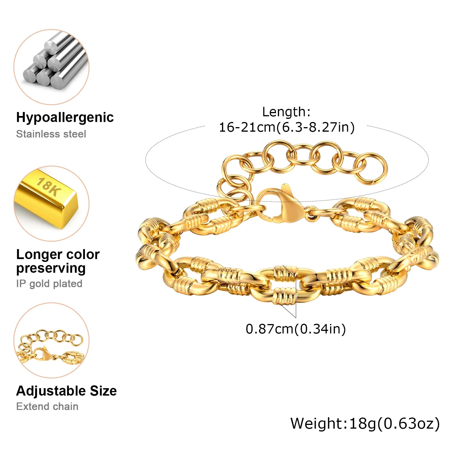 The Geometric Charm Bracelet