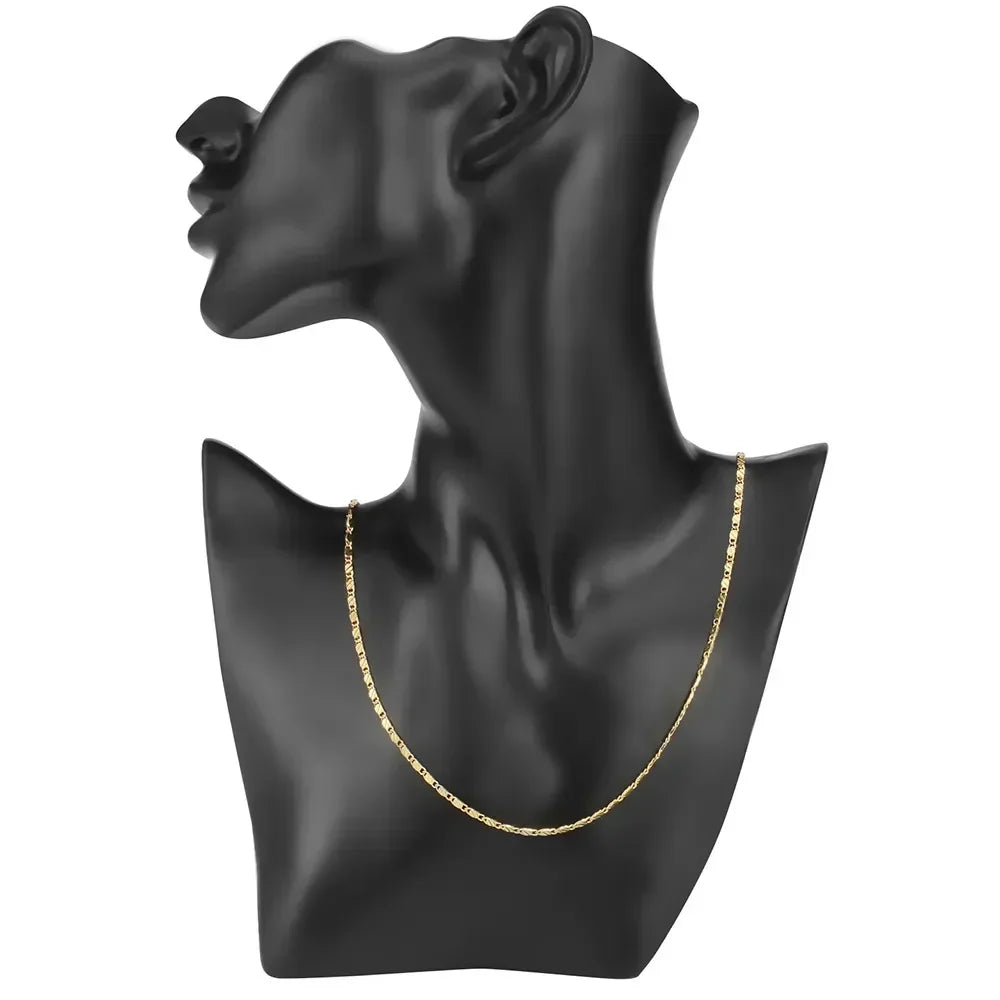 The Sleek Flat Link Necklace