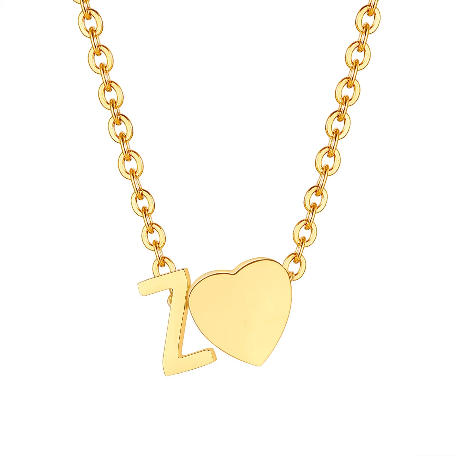 Heart Initial Necklace – Unique Gift for Women & Girls