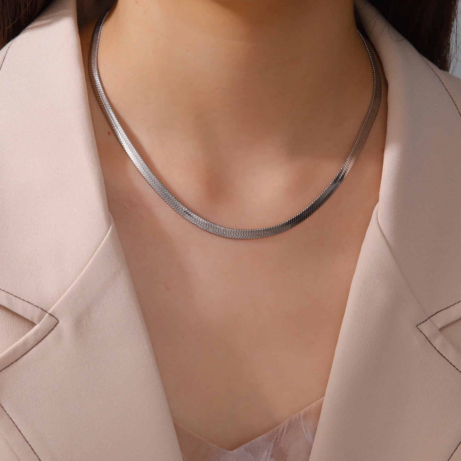 The Luxe Herringbone Choker