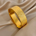 The Engraved Solar Bangle