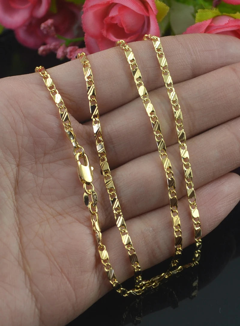 The Radiant Gold Link Necklace