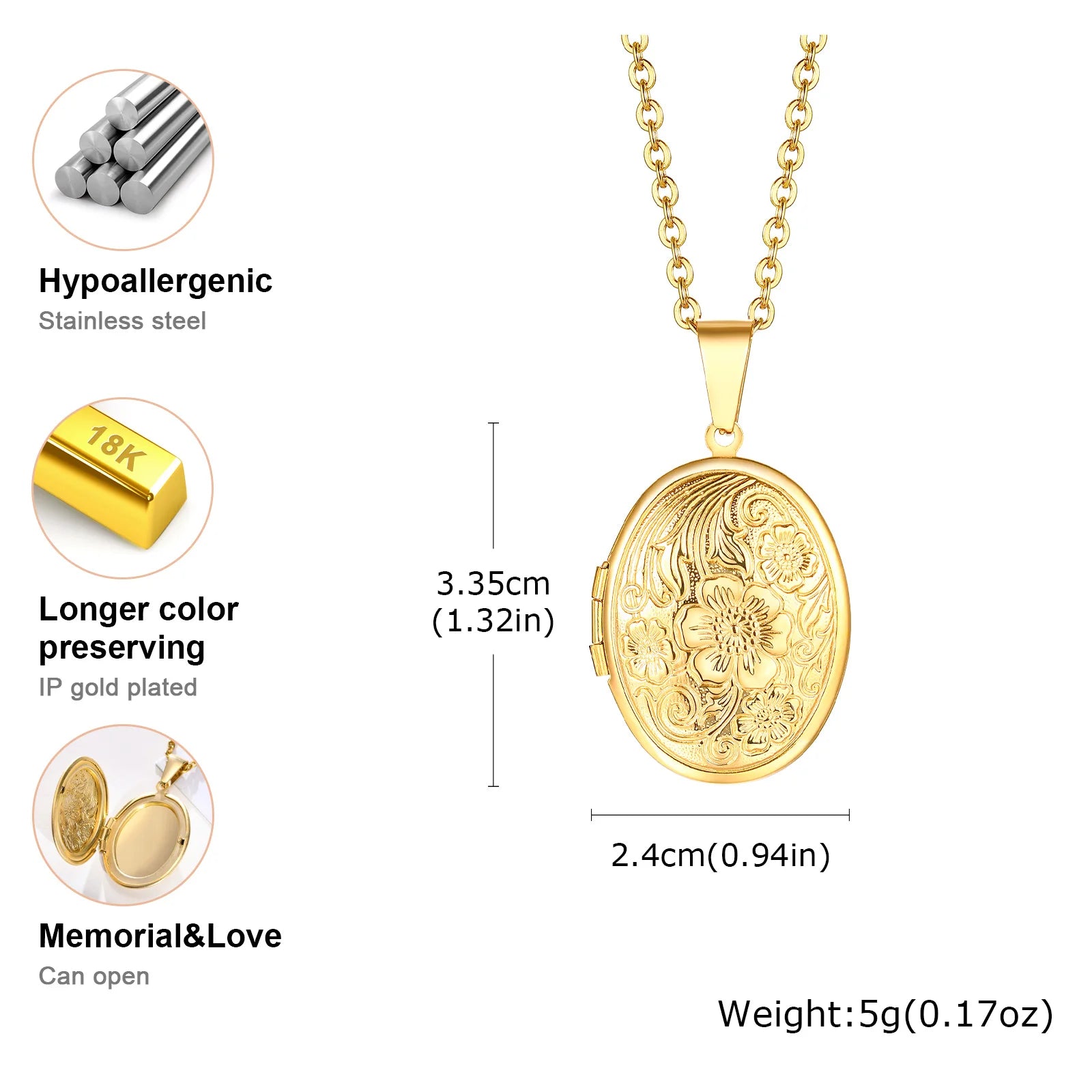 The Polished Heart Locket